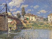 Alfred Sisley Bridge at oil